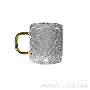 150ml glass milk tea coffee mug with handle